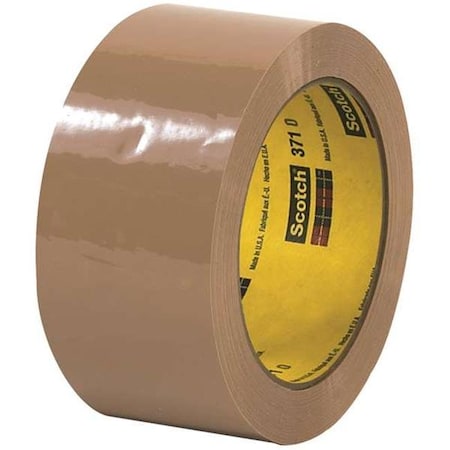 Scotch Scotch T901371T6PK 2 in. x 55 yards Tan 371 Carton Sealing Tape - Pack of 6 T901371T6PK